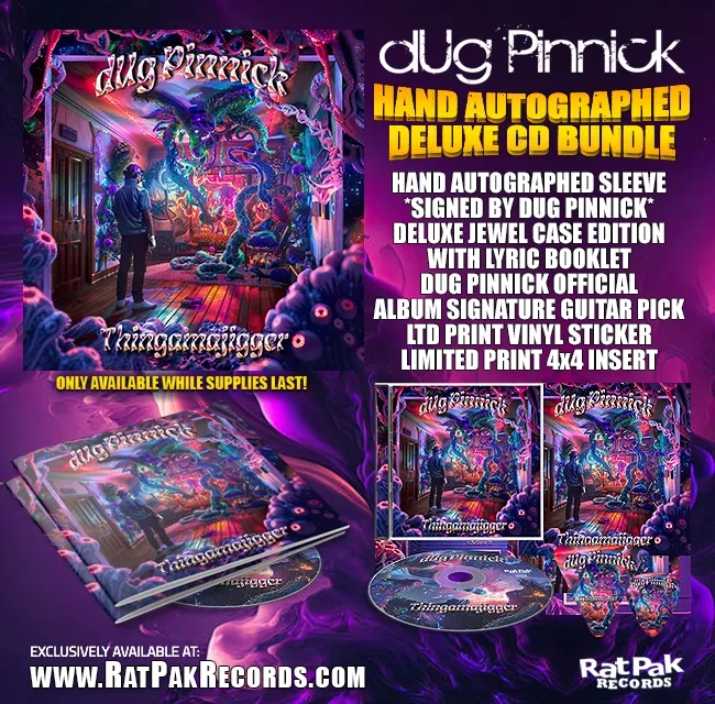 dUg Pinnick 'Thingamajigger' Hand Autographed CD Bundle (pre-order)